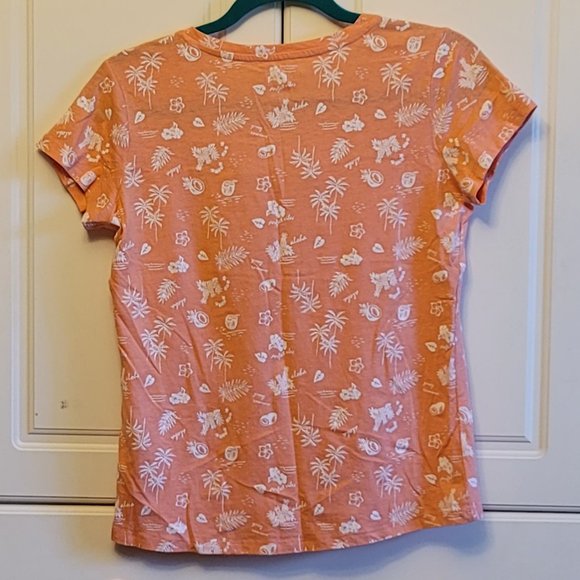 ๐2 for $20!๐ My Style Salmon Tropical Print T Shirt - Picture 3 of 6